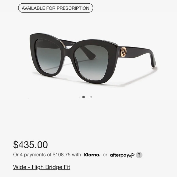 Gucci cat eye sunglasses - Picture 6 of 6